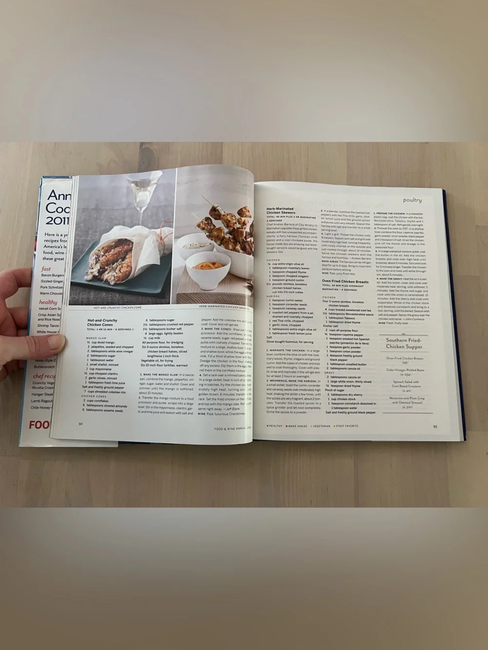 Food & Wine Annual Recipe Collection - Blue Cover